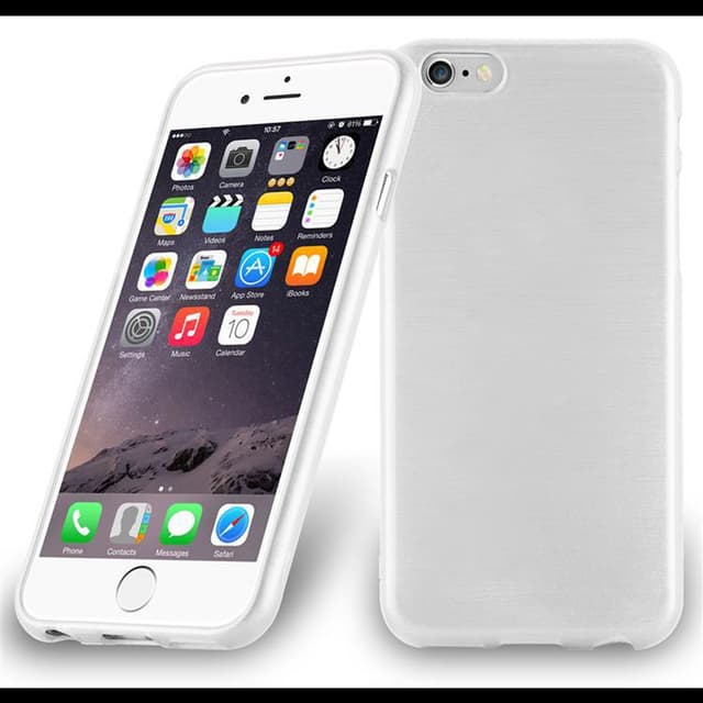 iPhone 6 PLUS / 6S PLUS silikondeksel cover (sølv)