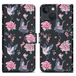 iPhone 13 MINI Plånboksfodral Skal (Svart)