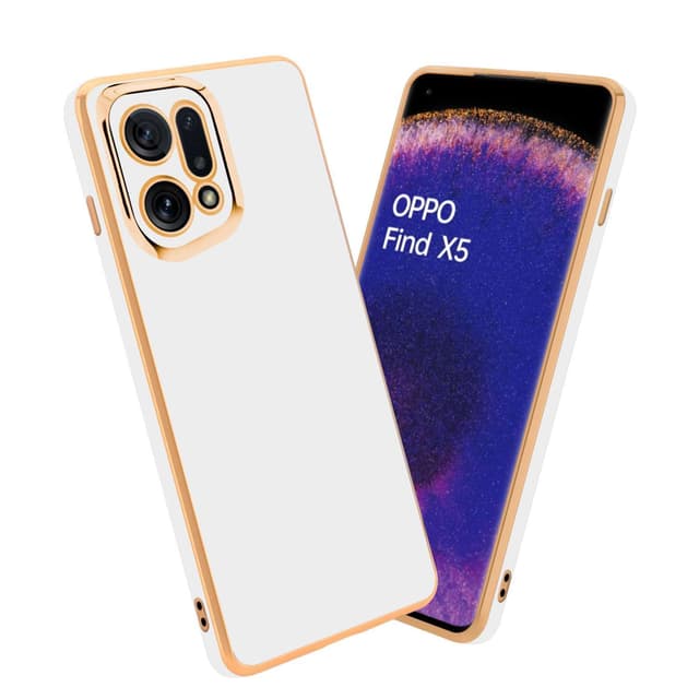 Oppo FIND X5 Suojakuori Case Cover (Valkoinen)