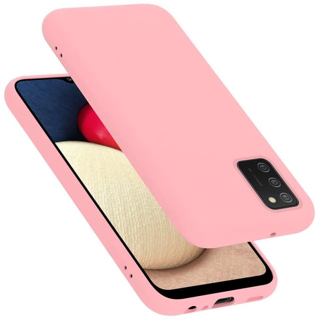 Samsung Galaxy A02s Skal Fodral Case (Rosa)