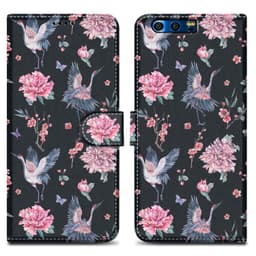 Honor 9 lommebokdeksel etui (svart)