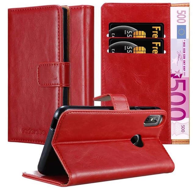 Cubot J3 PRO lommebokdeksel etui (rød)