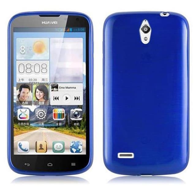 Huawei ASCEND G610 silikondeksel cover (blå)