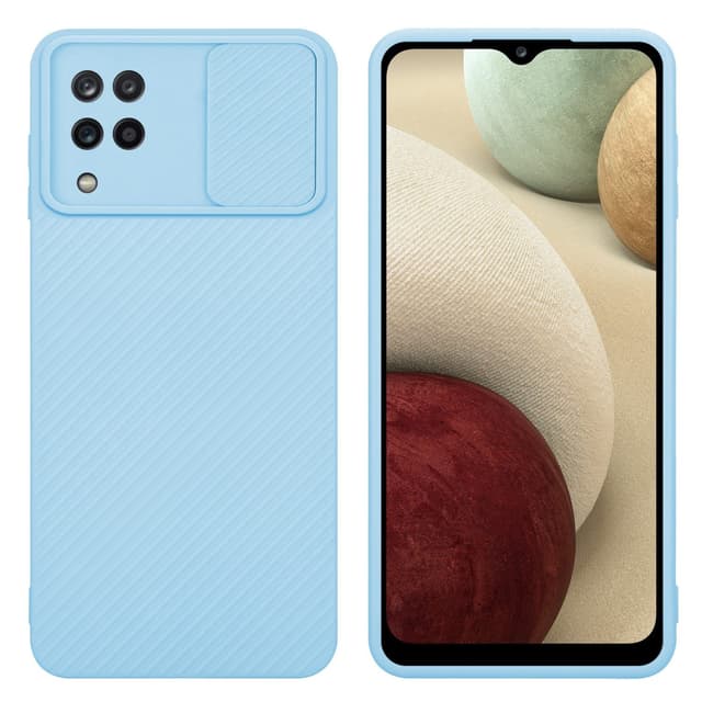Deksel Samsung Galaxy A12 / M12 cover (blå)