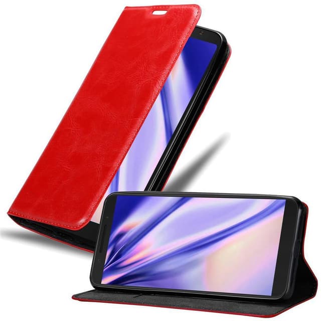 Alcatel 3L 2019 Cover Etui Case (Rød)