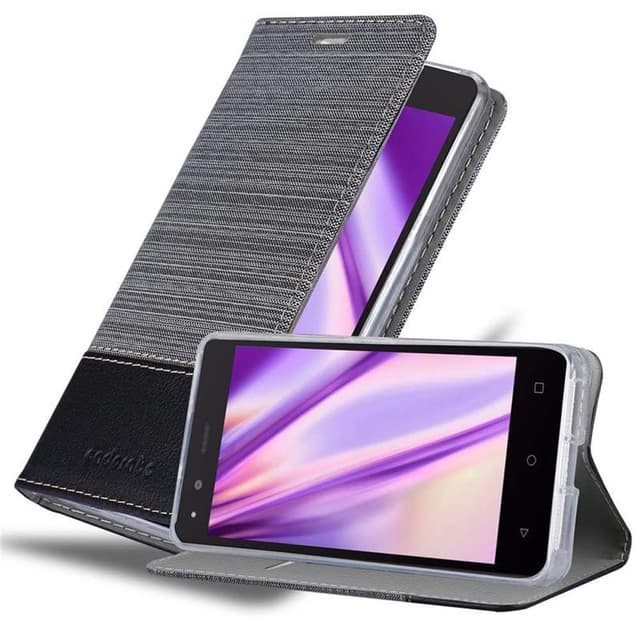 BQ Aquaris M5 Pungetui Cover Case (Grå)