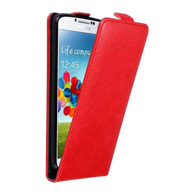 Samsung Galaxy S4 Suojakuori Lompakkokotelo (Punainen)