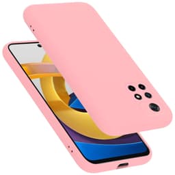Xiaomi POCO M4 PRO 5G Skal Fodral Case (Rosa)