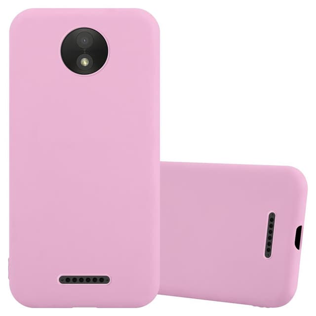Cover Motorola MOTO C Etui Case (Lyserød)