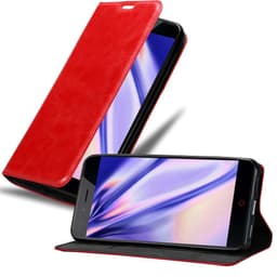 ZTE Nubia Z11 MINI S lommebokdeksel deksel (rød)