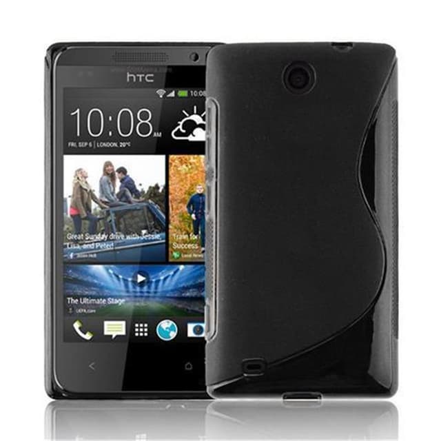 HTC Desire 300 Etui Case Cover (Sort)