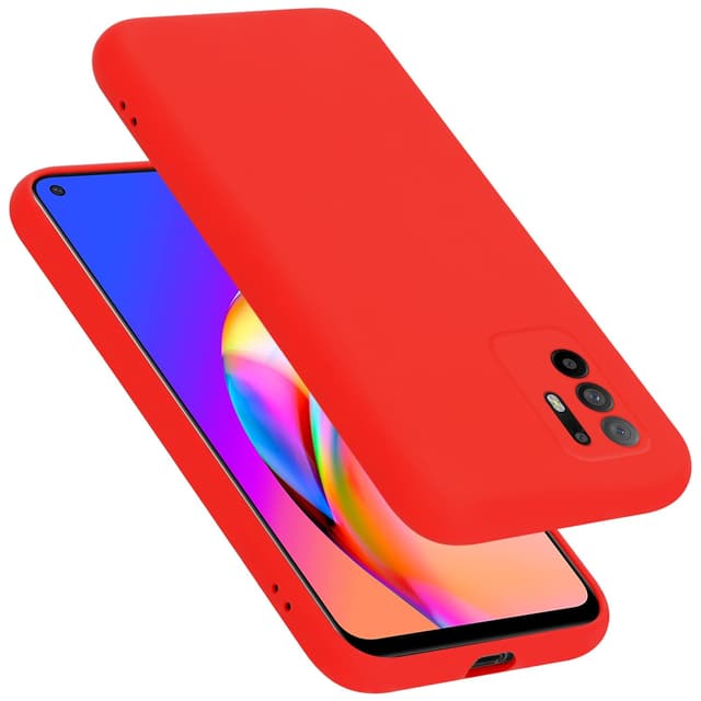 Oppo A94 5G Skal Fodral Case (Röd)