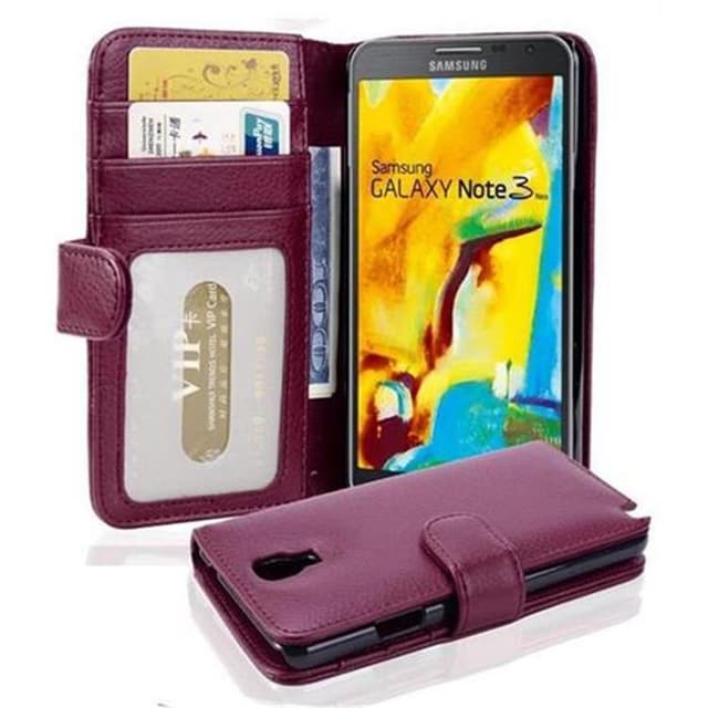 Samsung Galaxy NOTE 3 NEO lommebokdeksel case (lilla)