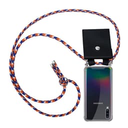 Samsung Galaxy A70 / A70s Deksel med Halskjede (blå)