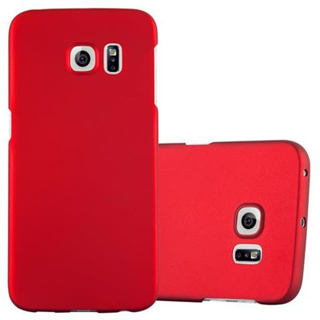 Samsung Galaxy S6 EDGE Skal Fodral Case (Röd)