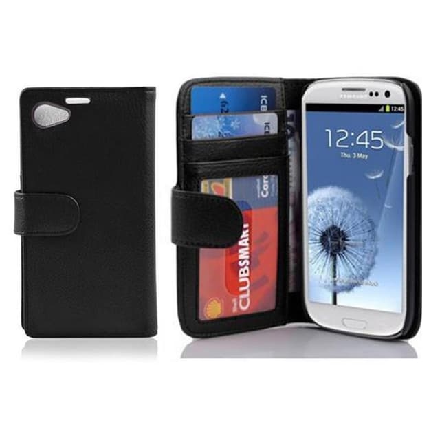 Sony Xperia Z1 COMPACT lommebokdeksel etui (svart)