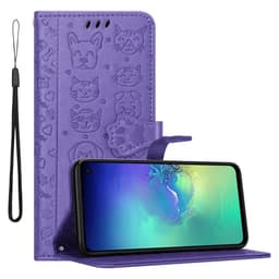 Samsung Galaxy S10e lommebokdeksel case (lilla)