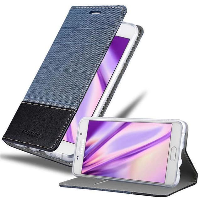 Samsung Galaxy A7 2016 Plånboksfodral Skal (Blå)