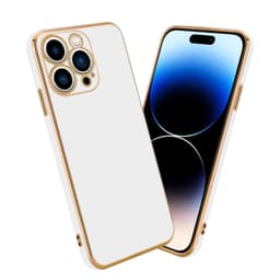 iPhone 14 PRO Suojakuori Case Cover Kotelo (Valkoinen)
