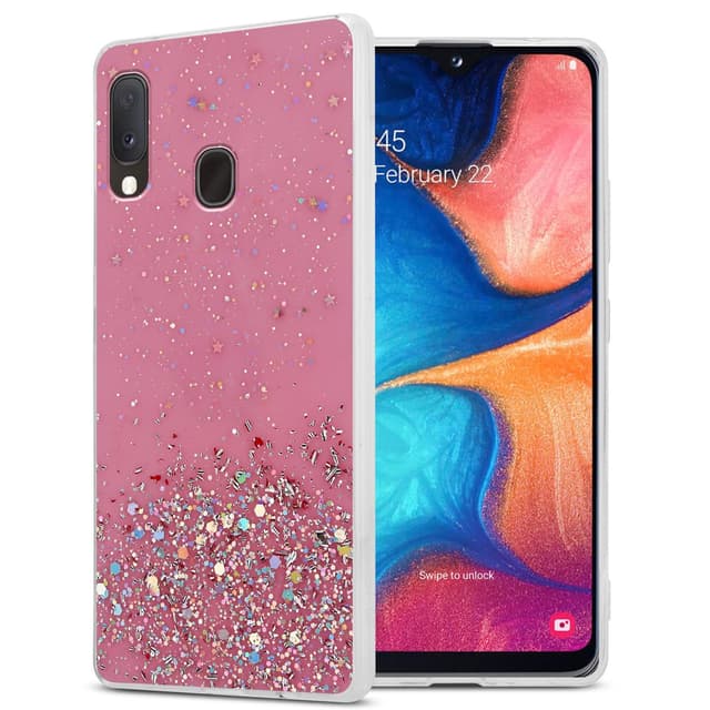 Samsung Galaxy A10e / A20e Skal Fodral Case (Rose)