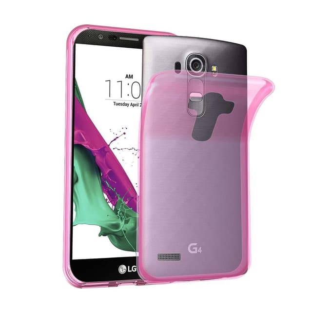 LG G4S Cover TPU Etui (Lyserød)