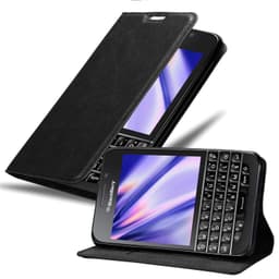 Blackberry Q10 lommebokdeksel case (svart)