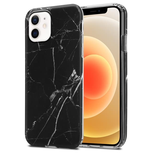 iPhone 12 PRO MAX Suojakuori Lompakkokotelo (Musta)