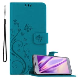 Samsung Galaxy J4 2018 Plånboksfodral Skal (Blå)