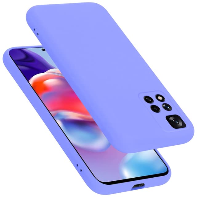 Xiaomi RedMi NOTE 11 PRO+ silikondeksel case (lilla)