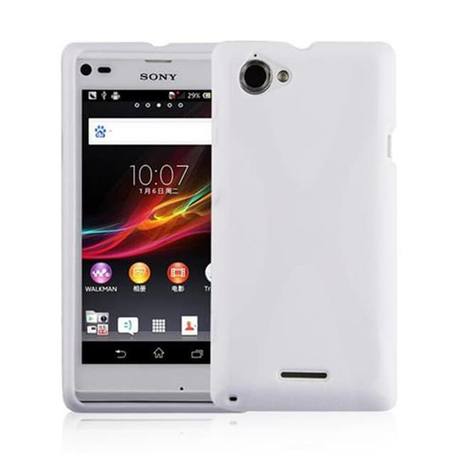 Sony Xperia L Deksel Case Cover (hvit)