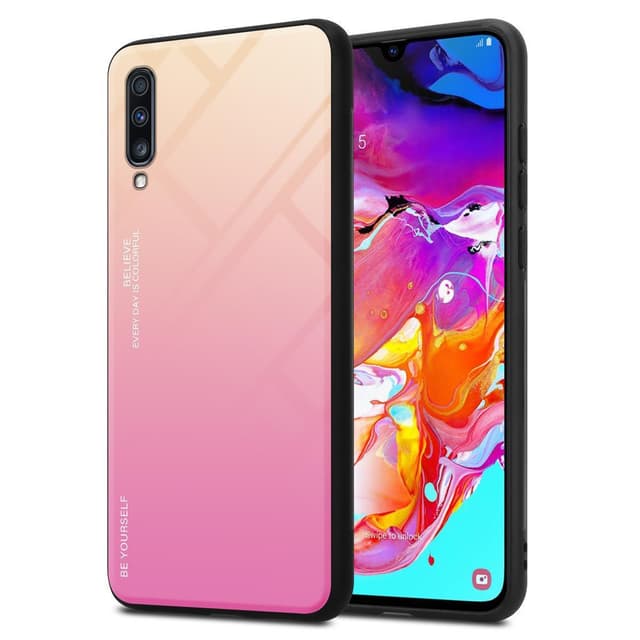 Samsung Galaxy A70 / A70s Skal Fodral Case (Svart)