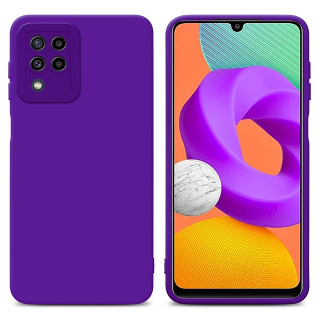Samsung Galaxy M22 / M32 4G Skal Fodral Case (Lila)