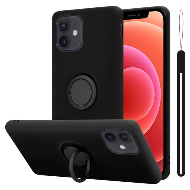 iPhone 12 MINI Suojakuori Case Kotelo (Musta)
