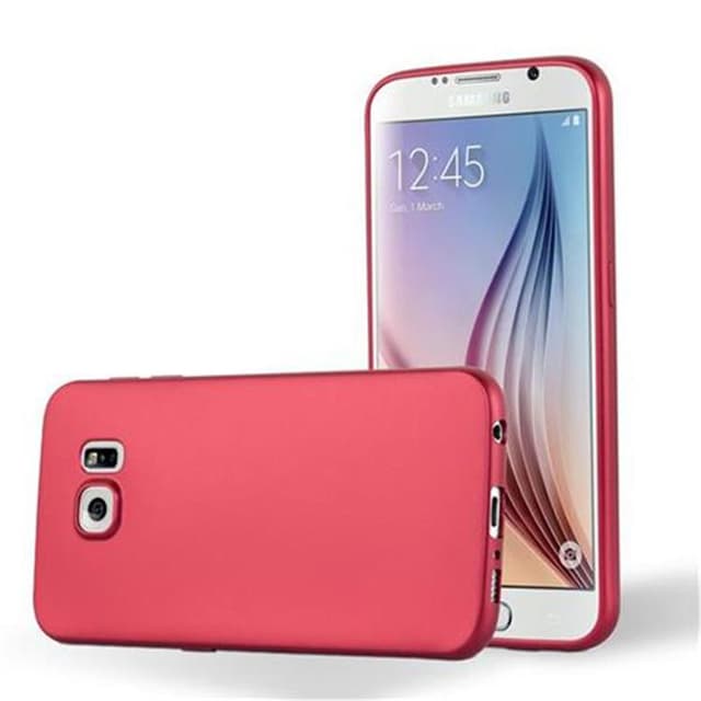 Skal Samsung Galaxy S6 Fodral Case (Röd)