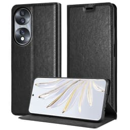 Honor 70 Suojakuori Lompakkokotelo (Musta)