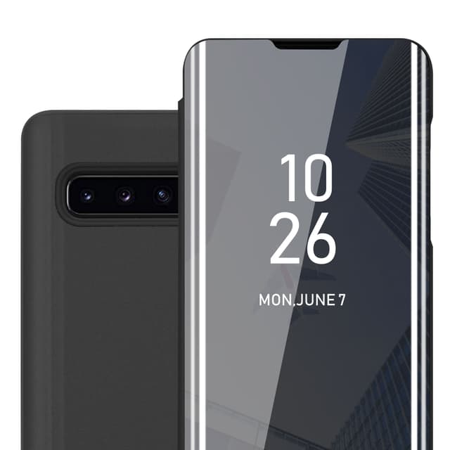Samsung Galaxy S10 PLUS Pungetui Cover Case (Sort)