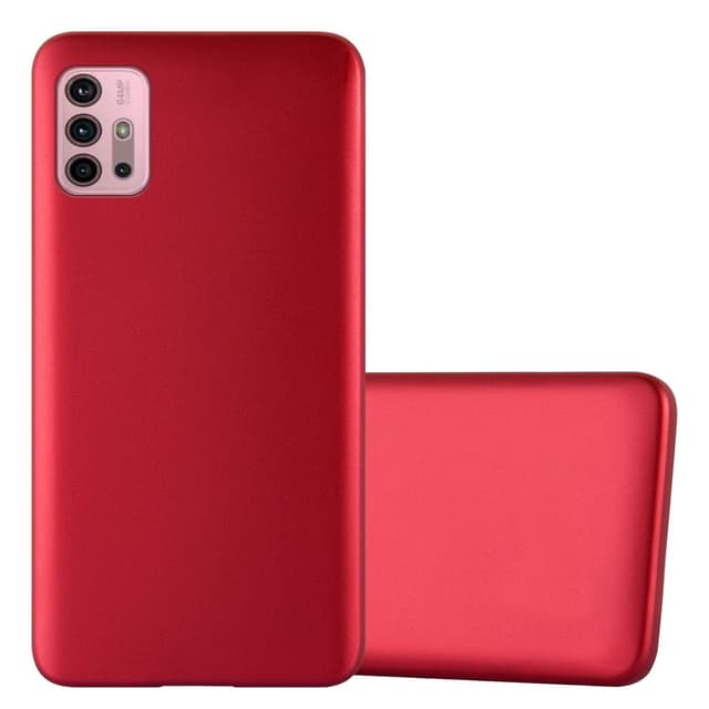 Skal Motorola MOTO G10 / G30 Fodral Case (Röd)