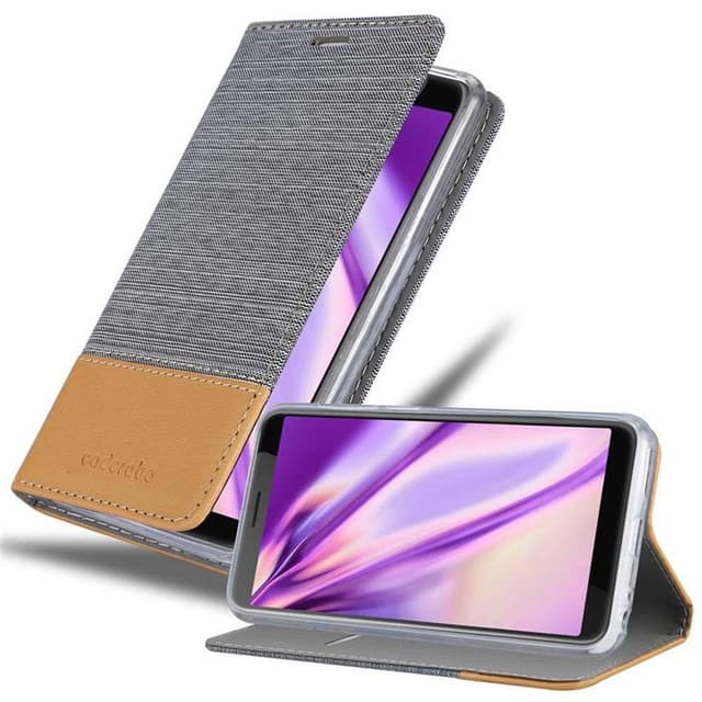 HTC Desire 12 lommebokdeksel etui (grå)