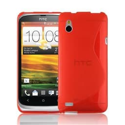 HTC Desire V Skal Fodral Case (Röd)