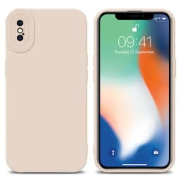 iPhone X / XS Suojakuori Suojakotelo (Vaaleanpunainen)