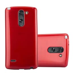 LG G3 STYLUS silikondeksel cover (rød)