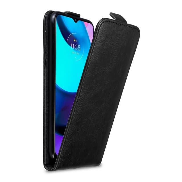 Motorola MOTO E20 / E30 / E40 Flipfodral Skal (Svart)