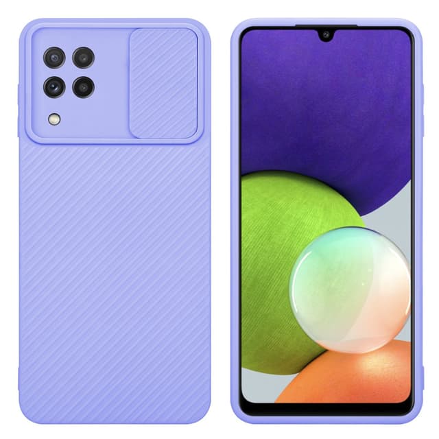 Samsung Galaxy A22 4G Suojakuori Kotelo (Violetti)