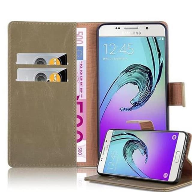 Samsung Galaxy A5 2016 lommebokdeksel etui (brun)