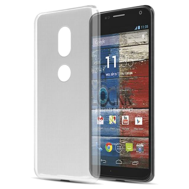 Motorola MOTO G2 Cover TPU Etui (Gennemsigtig)