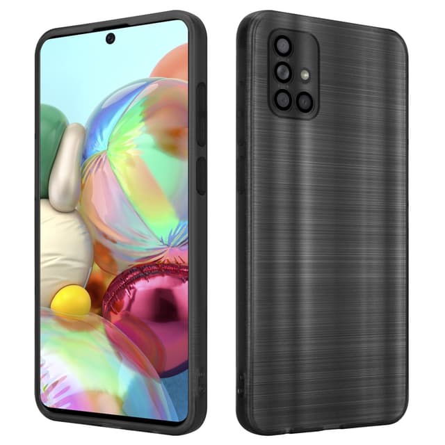 Cover Samsung Galaxy A71 4G Etui Case (Sort)