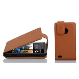 HTC Desire 300 Suojakuori Lompakkokotelo (Ruskea)