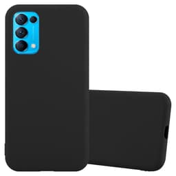 Oppo FIND X3 LITE Suojakuori Kotelo Case Cover (Musta)