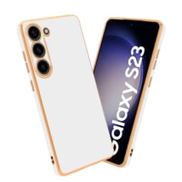 Samsung Galaxy S23 Skal Fodral Case (Vit)