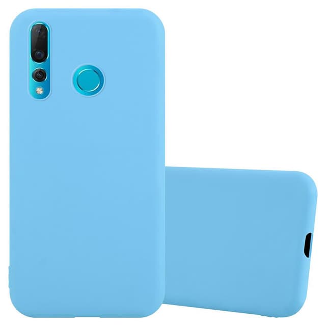 Deksel Huawei NOVA 4 Silikon cover (blå)